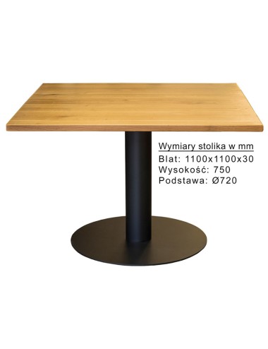 Stolik z litego dębu